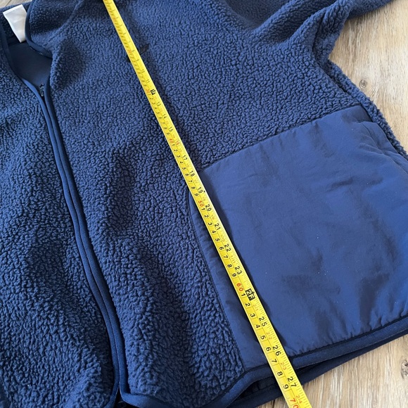Nike Club Fleece Sherpa Winterized Navy Blue Full Zip Jacket Men’s Large - Picture 12 of 13